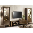 Kőris-márvány TV szekrény szett (TV szekrény + 2x 1-ajtós vitrines szekrény) - AC Essenza Day