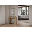 Narrow konzolasztal zárt állapotban (természetes tölgy színváltozat