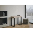Tecno konzolasztal antracit vázzal (nyitott állapotban