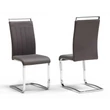 LM Comet Szürke szánkótalpas szék – LM Comet Marta Fabric