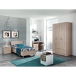 Gyerekszoba garnitúra 80x190 cm-es ággyal (3 ajtós szekrénnyel) – MCS Easy