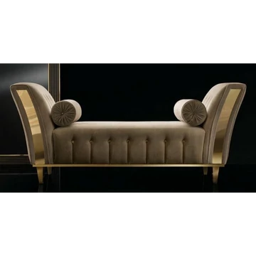 Dormeuse ülőpad henger alakú párnákkal - AC Diamante Day
