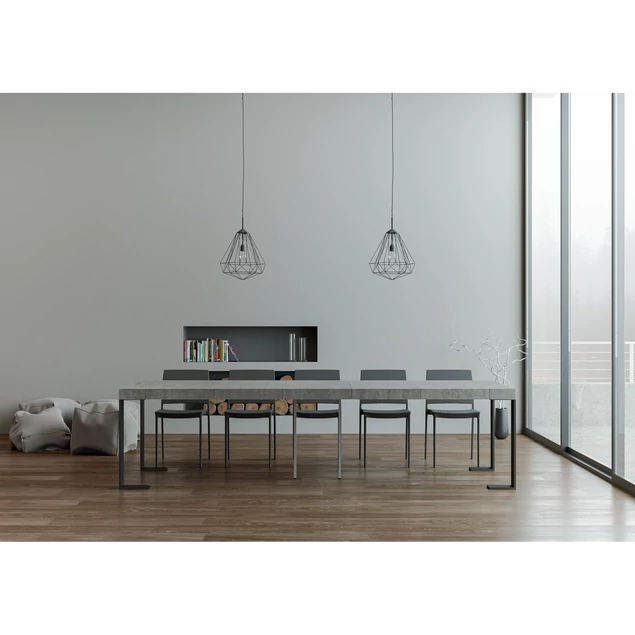 Tecno Premium konzolasztal nyitott állapotban (300 cm
