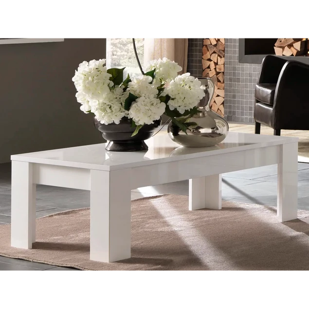 LM Modena Day Fehér dohányzóasztal, 126x66 cm – LM Modena Day