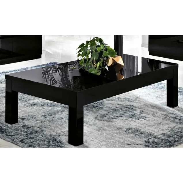 LM Roma Day Fekete dohányzóasztal, 127x66 cm – LM Roma Day