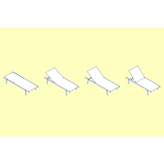 Napozóágy – PE Rail
