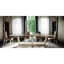 Arany színű étkező garnitúra - AC Sipario Day, 300x108 cm étkezőasztallal